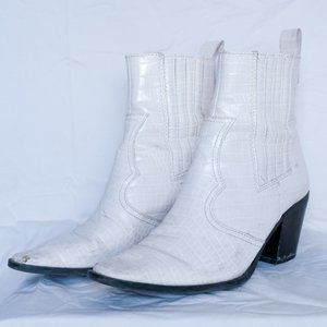 white cowboy boots